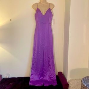 Alice + Olivia Full-length Lavender Prom Gown - showroom sample - OS/small